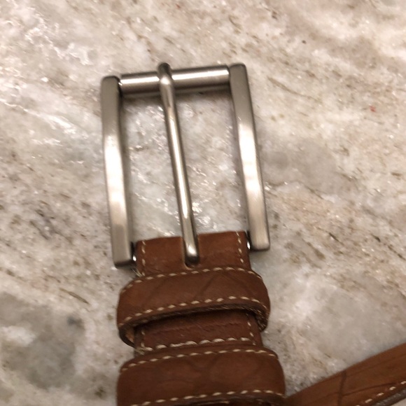 USA Made MARTIN DINGMAN 44 Brown Leather HANDMADE Belt 5007006 - Picture 9 of 11